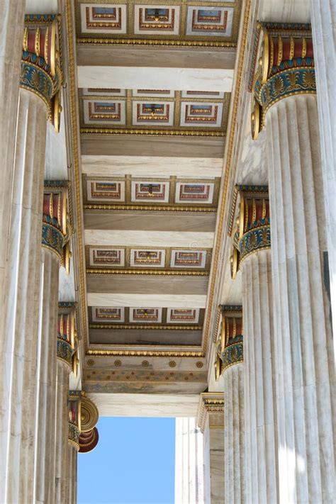 Magnificent Columns Of Ionic Style And Elements Of Neoclassical