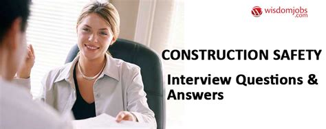 Ask these project manager interview questions before hiring your next project manager. TOP 250+ Construction Safety Interview Questions and ...