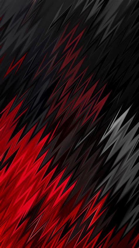 750x1334 Red Black Sharp Shapes Iphone 6 Iphone 6s Iphone 7 Hd 4k