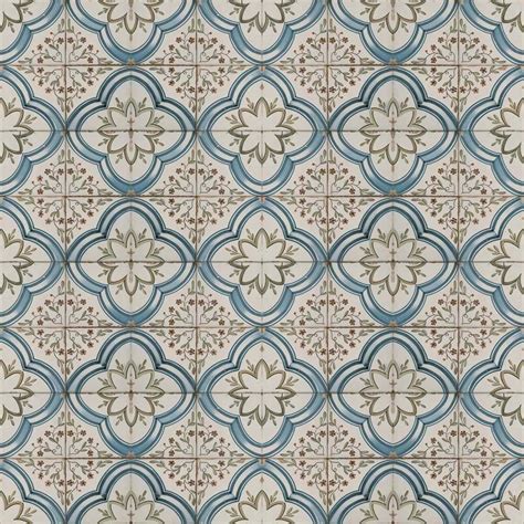 Vintage Marina Pattern Ceramic Floor 45x45cm Tile Luxury Tiles