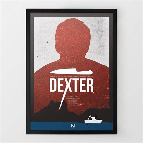 Dexter Print Dexter Poster Dexter Poster Design