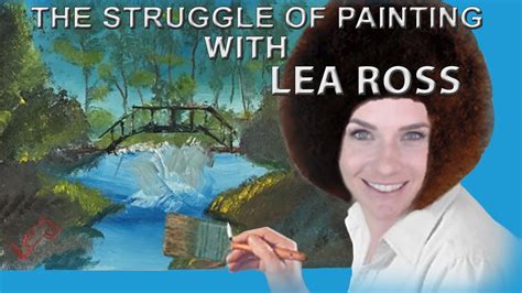 A Happy Little Accident Legendarylea Painting Like Bob Ross Youtube