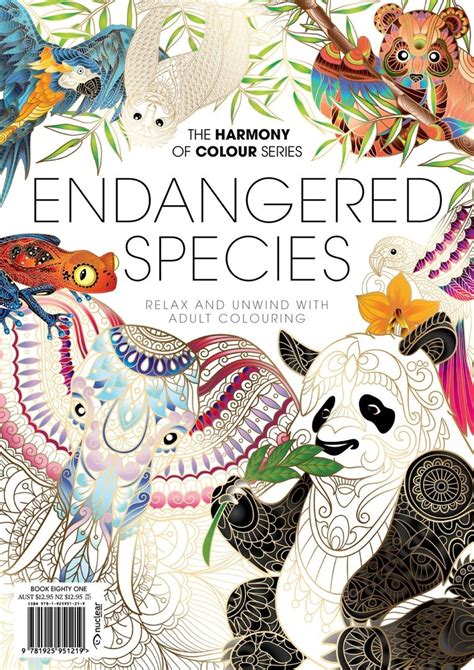 Colouring Book Endangered Species July 2021 Pdf Download Free