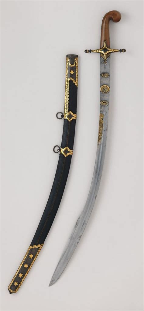 Ottoman Kilij With Scabbard Blade Dated Ah 957 Ad 15501551