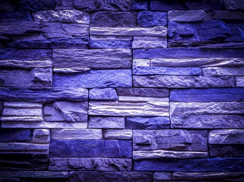 Neon Brick Wall Glow With Copy Space High Quality Stock Photos