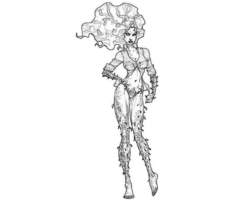 Poison Ivy Coloring Pages For Adults