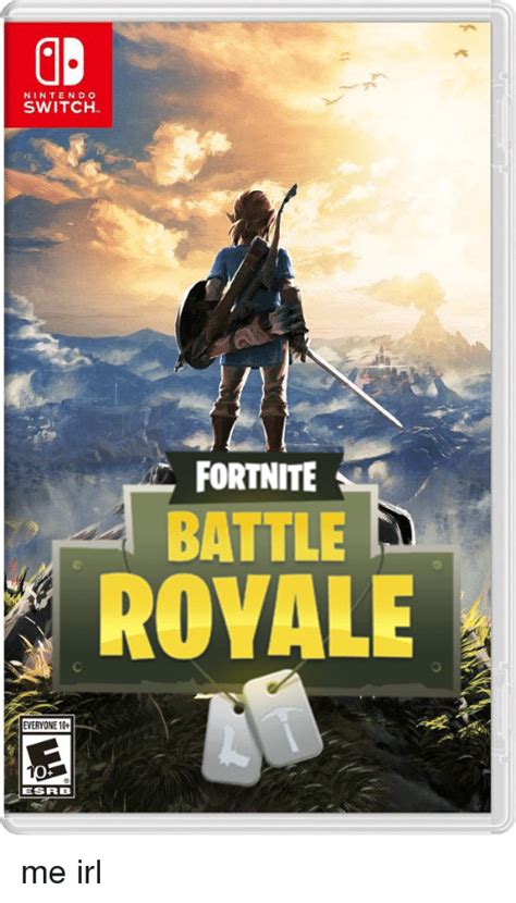Squad up and play the #1 battle royale game! NINTENDO SWITCH FORTNITE BATTLE ROYALE EVERYONE 10+ ESRB ...