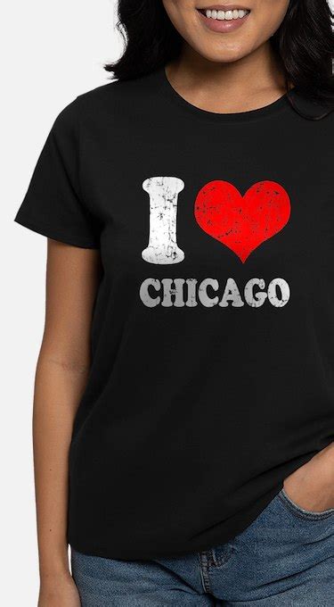 I Love Chicago T Shirts Shirts And Tees Custom I Love Chicago Clothing