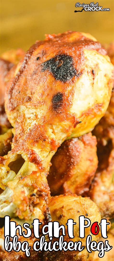 Our week days are so chaotic! Instant Pot Chicken Drumsticks - Recipes That Crock!