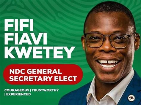 Fifi Fiavi Kwetey Speaks After Winning Ndc General Secretary Position