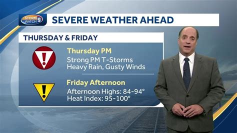 Video Strong Storms Possible As Temperatures Rise Youtube