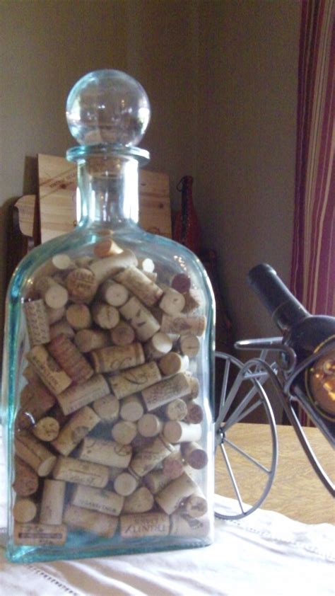 I pick it up and thumb through it at least a couple times a week. an easy and cheap way to decorate with Wine corks | Painting old furniture, China dishes, Coffee ...