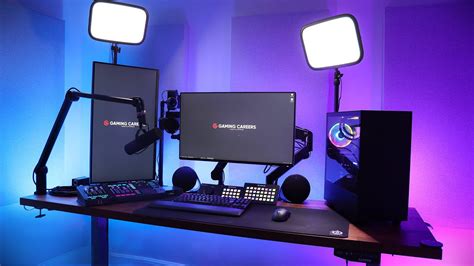 The Ultimate Streaming Setup Desk And Studio Tour Youtube