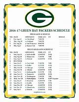 Photos of Packers Com Schedule 2017