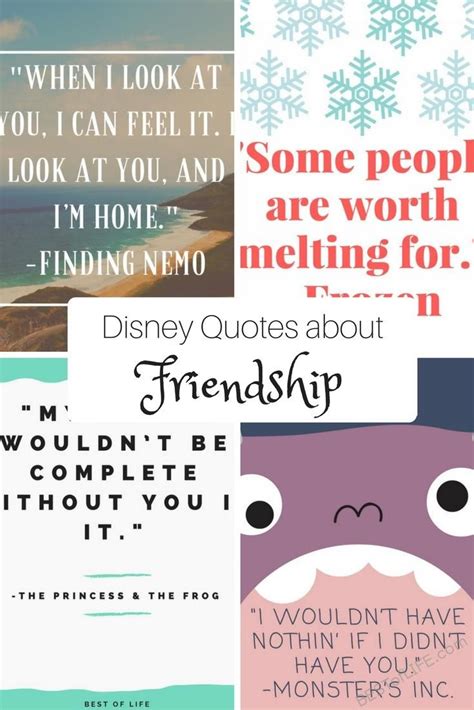 Disney Quotes About Friendship Disney Friendship Quotes Disney