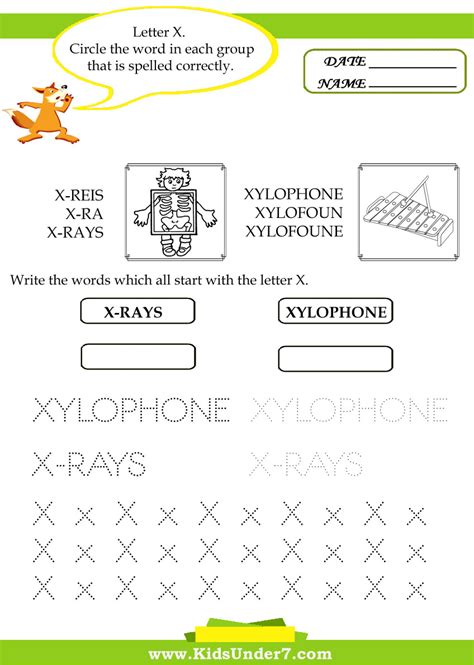 X Alphabet Words With Pictures The Best Selection Of Royalty Free