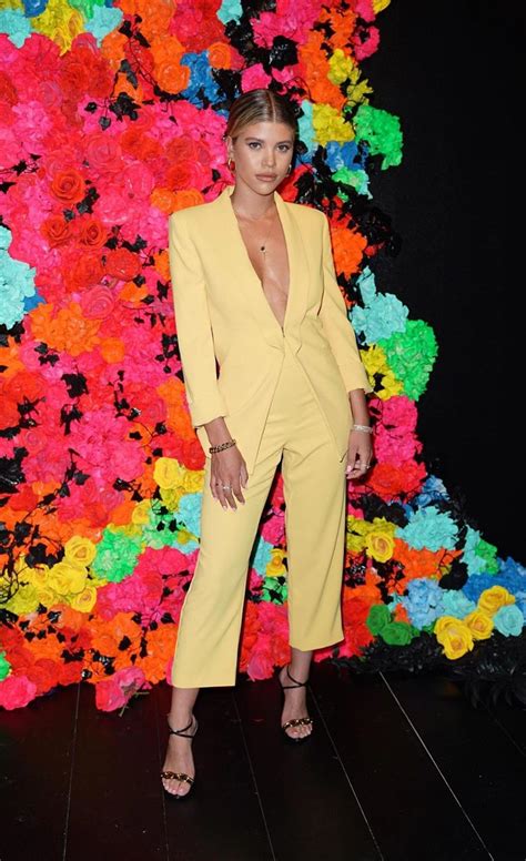 Sofia Richie Sexy In Yellow Suit Scandal Planet