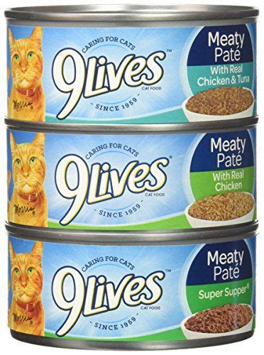 Why are our recommendations of canned food trustworthy? 9Lives PatÃ© Favorites Wet Cat Food Variety Pack, 5.5 ...