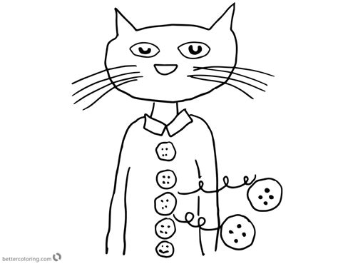 Pete The Cat Coloring Pages - my coloring books pages