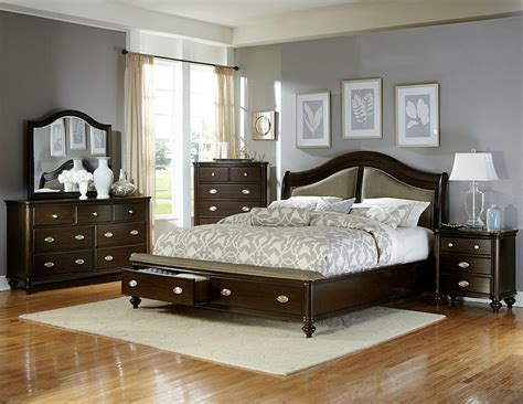 Check spelling or type a new query. SCHOLAR 5 piece Old World Dark Brown Bedroom Suite w/ King ...