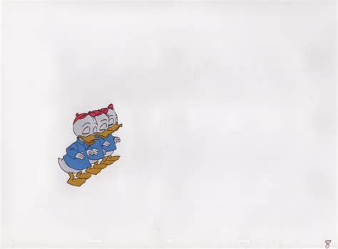 Original Production Cel Of Huey Dewey And Louie From Scrooge Mcduck And