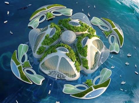 Pictures A Futuristic Ecocity Imagined In The Bay Of Rio De Janeiro En