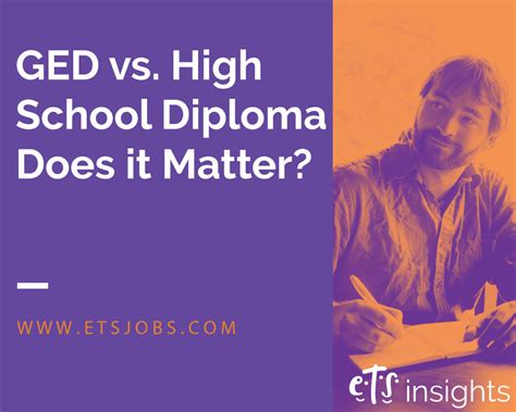 Ged Vs High School Diploma Does It Matter Ets Staffing Agency