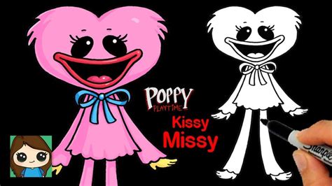 How To Draw Kissy Missy Easy Poppy Playtime Game