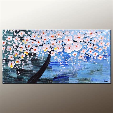 Abstract Painting Canvas Art Flower Tree Painting
