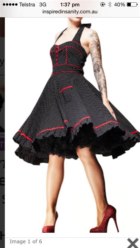 Rockabilly Dress Pinup Girl Clothing Retro Dress 50s Retro Fashion
