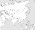 8 Best Images of Printable Blank Map Of Asia - Printable Blank Map of ...