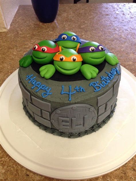 27 Great Image Of Ninja Turtle Birthday Cakes Ninja Turtle Birthday Cake