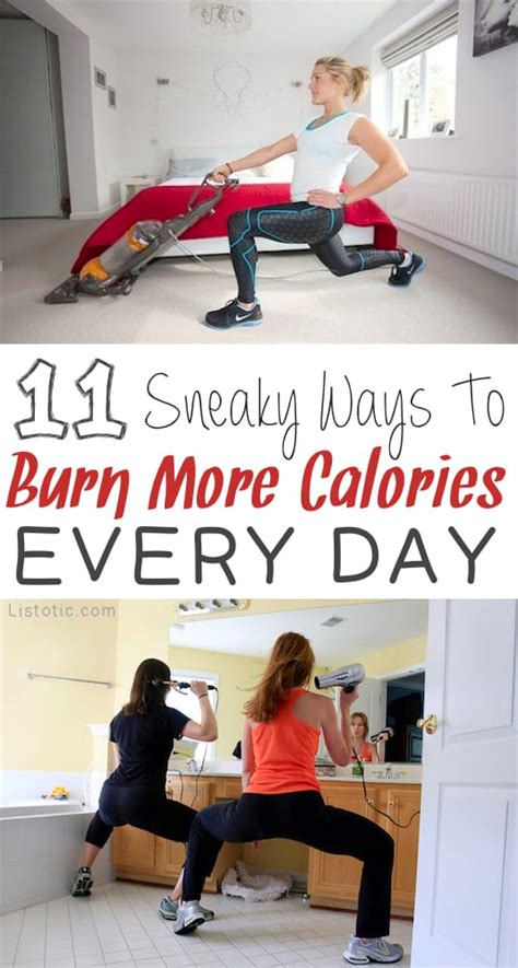 11 sneaky ways to burn more calories every day at work and home