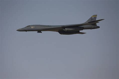 B 1 Bomber Crashes At South Dakota Air Force Base Crew Safely Ejects