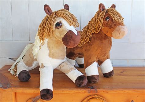 Floppy Filly And Classic Colt Plush Horse Doll Sewing Pattern And