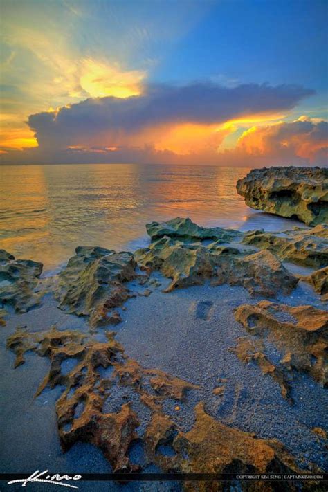 Sunrise Stuart Beach Florida Hdr Photography By Captain Kimo
