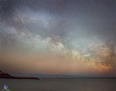 Milky Way Rising Over Atlantic Ocean Milky Way Natural Landmarks