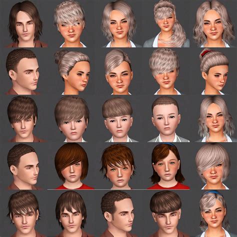 32 Default Replacement Hair Sims 3 Damiencaisie