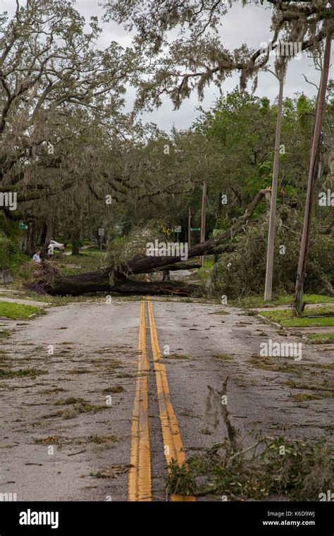 Orlando Usa 11th Sep 2017 Hurricane Irma Damage In Historic