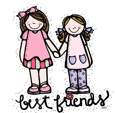 Celebrate Friendship With Animated Friends Clipart