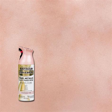 Pickup at your nearest lowe's® today. Rust-Oleum Universal 11 oz. Pearl Metallic Champagne Pink ...