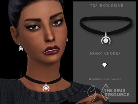 Moon Choker By Glitterberryfly From Tsr • Sims 4 Downloads