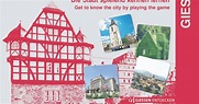 Die Stadt Gießen mit dem neuen City-Memo der Tourist-Info spielend ...