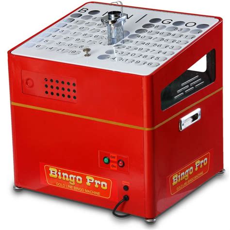 Bingo Pro Exclusive Gold Line Bingo Machine Bingo Pro