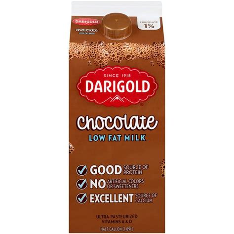 Darigold Chocolate Low Fat Milk 05 Gal From Costco Instacart