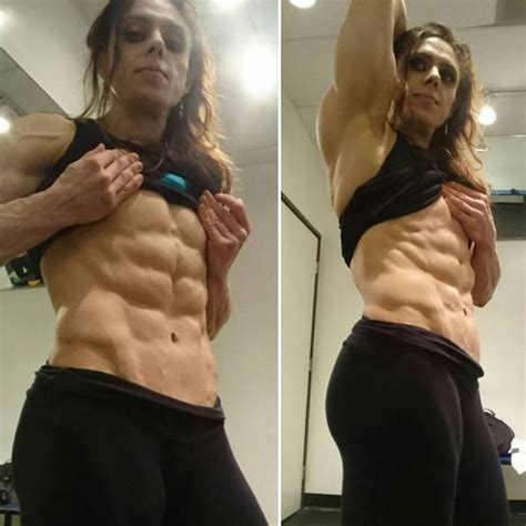 Codman Geraldine Morgan Ripped Abs Body Building Women Muscle