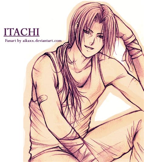 Itachi Uchiha Sketch By Aikaxx Fanart Central
