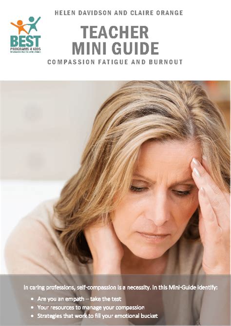 Best Teacher Mini Guide Compassion Fatigue And Burnout