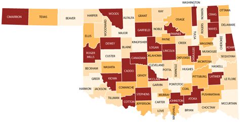 Newly Updated Countystats Fact Sheets For All 77 Oklahoma Counties
