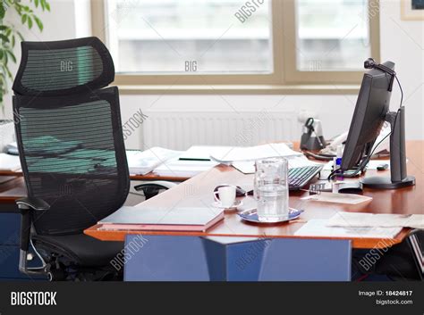 Empty Office Chair Image And Photo Free Trial Bigstock